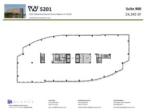 5200 Waterford District Dr, Miami, FL à louer Plan d’étage– Image 1 sur 1