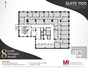 8 S Michigan Ave, Chicago, IL à louer Plan d’étage– Image 1 sur 10