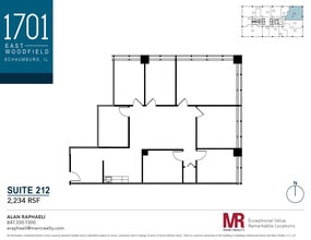 1701 E Woodfield Rd, Schaumburg, IL à louer Plan d’étage– Image 1 sur 7