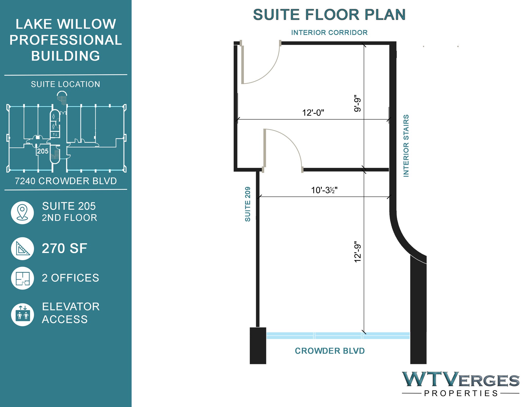 7240 Crowder Blvd, New Orleans, LA à louer Plan d’étage– Image 1 sur 5