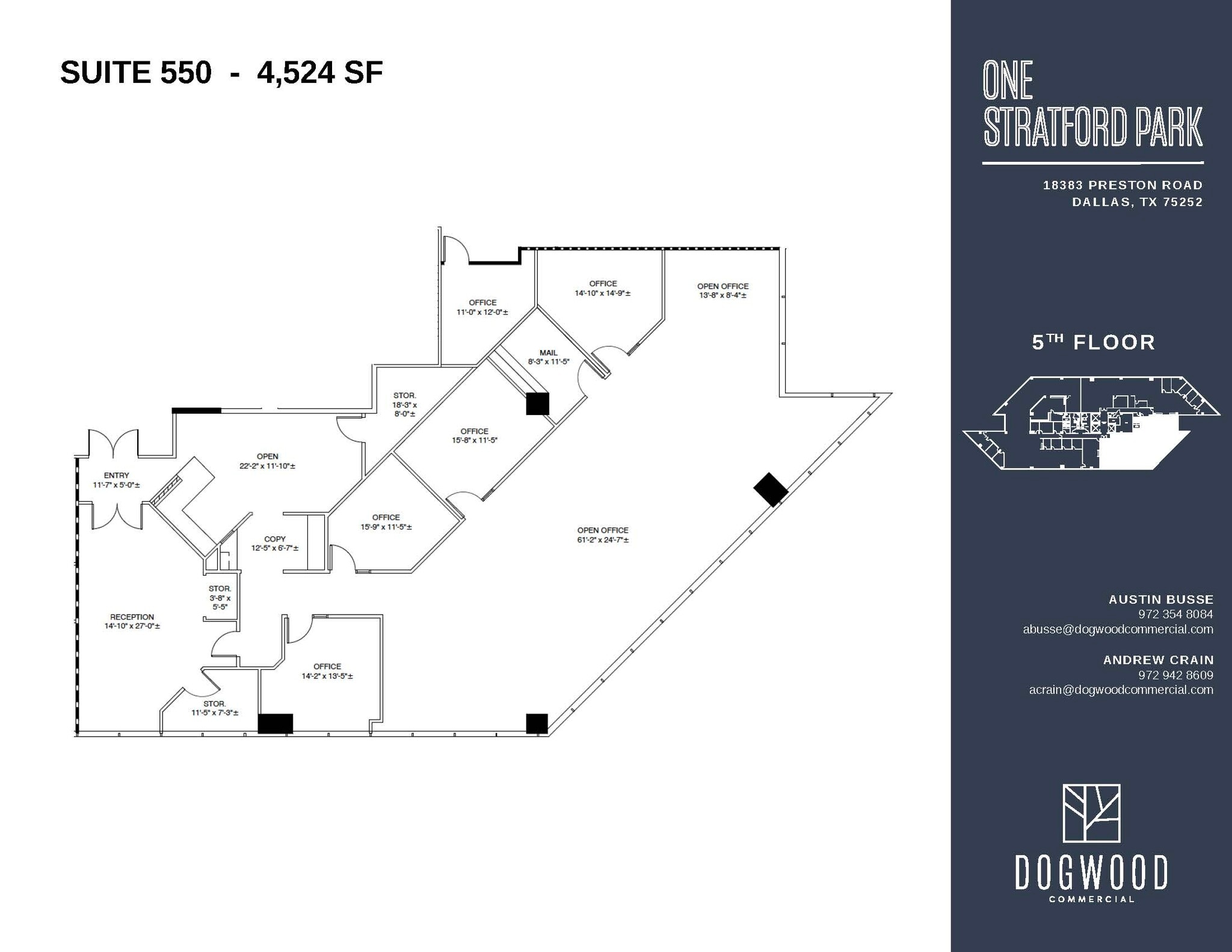 18383 Preston Rd, Dallas, TX à louer Plan d’étage– Image 1 sur 1