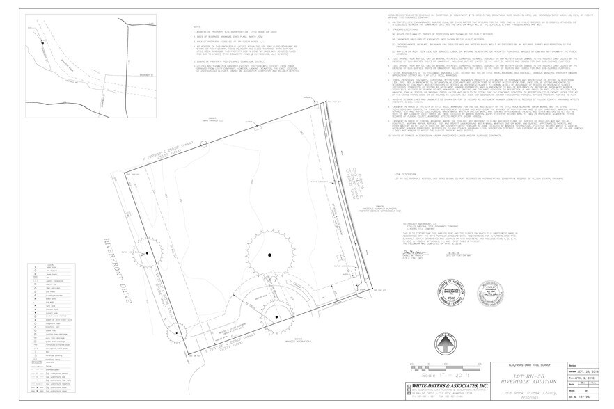 Riverfront Dr, Little Rock, AR à vendre - Plan de site – Image 2 sur 3