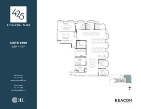 425 S Financial Pl, Chicago, IL à louer Plan d’étage– Image 1 sur 4
