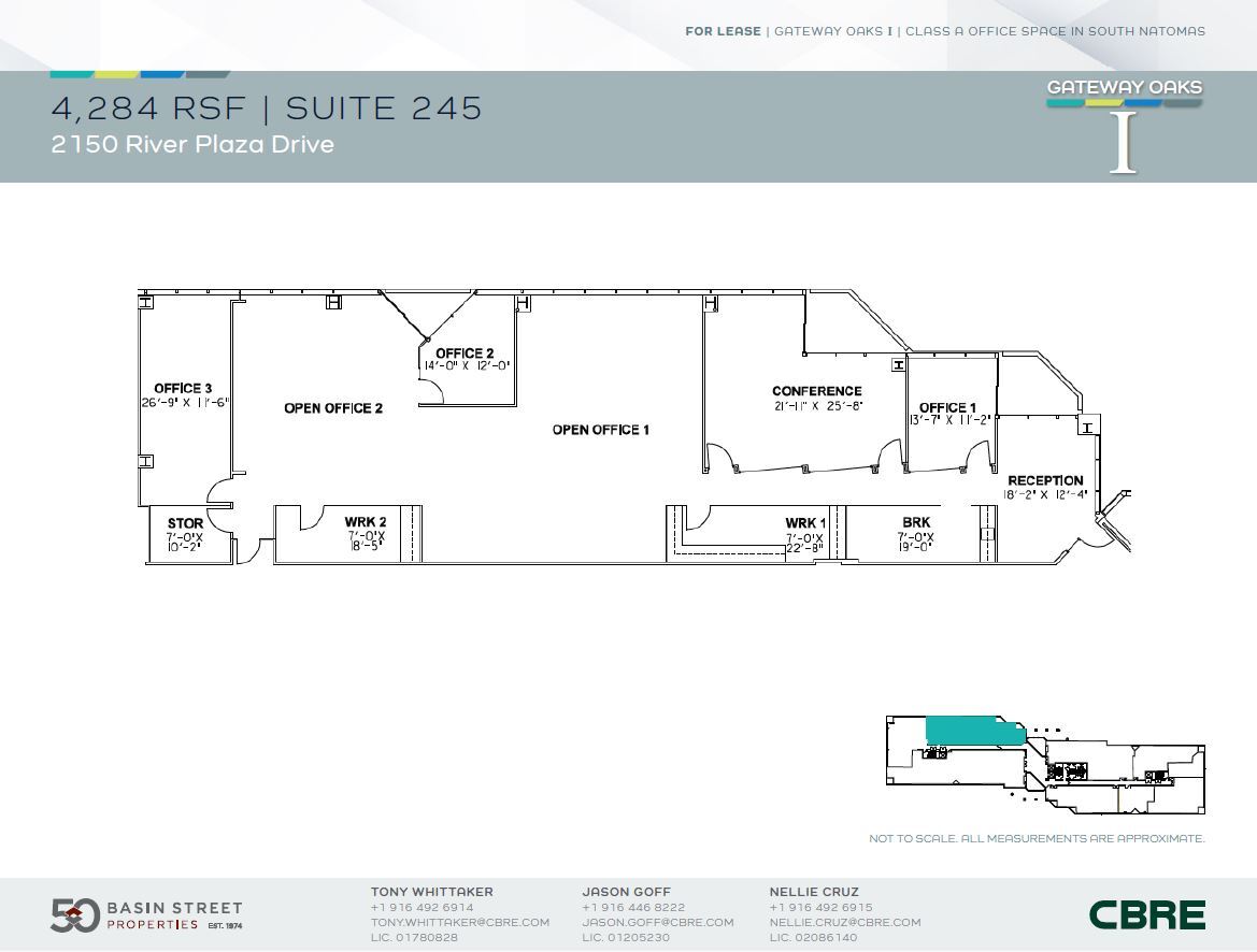 2150 River Plaza Dr, Sacramento, CA à louer Plan d’étage– Image 1 sur 1