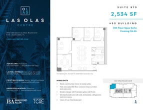 450 E Las Olas Blvd, Fort Lauderdale, FL à louer Plan d’étage– Image 1 sur 2