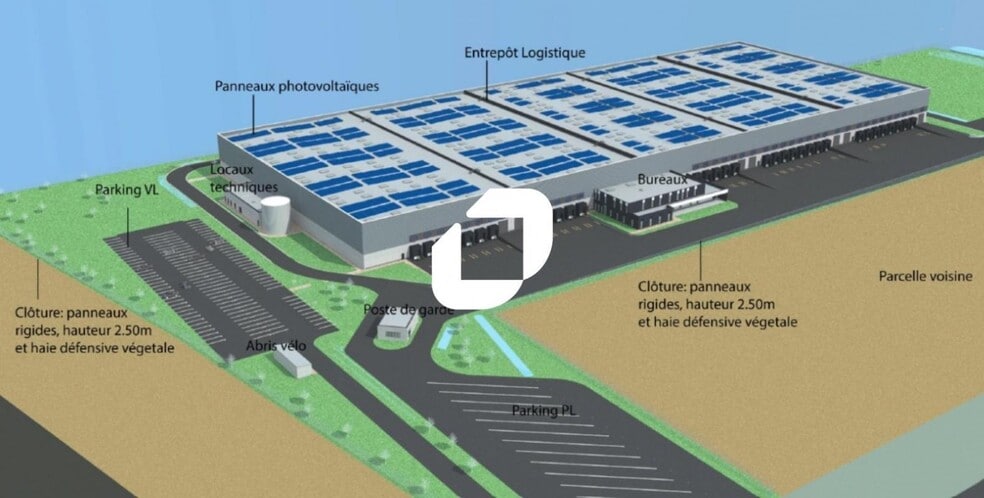 Industriel/Logistique dans Marck à louer - Photo de l’immeuble – Image 3 sur 6