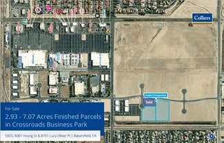 Plus de détails pour Crossroads Business park, Bakersfield, CA - Terrain à vendre
