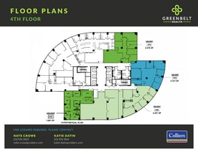 7501 Greenway Center Dr, Greenbelt, MD à louer Plan d’étage– Image 1 sur 1