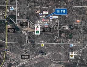 5232 Rue Terre - LAND, Cheyenne, WY - Vue aérienne vue de carte