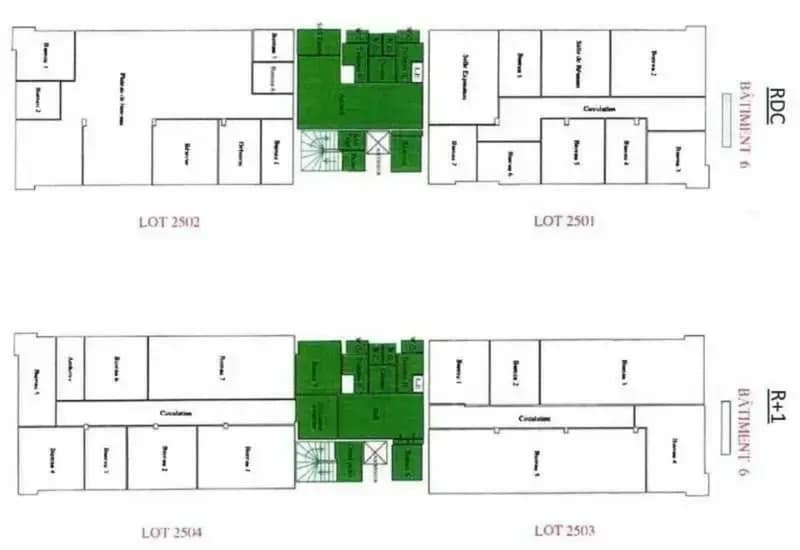 Bureau dans Chatou à louer - Plan d’étage – Image 2 sur 4