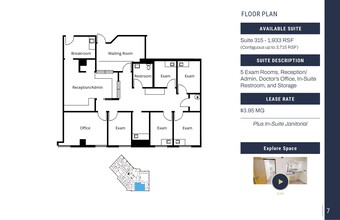222 W Eulalia St, Glendale, CA à louer Plan d’étage– Image 1 sur 1