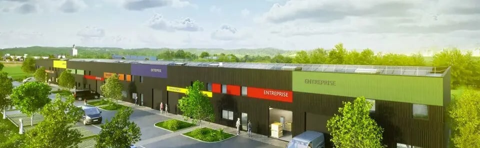 Local d’activités dans Burnhaupt-le-Haut à louer - Photo de l’immeuble – Image 2 sur 3