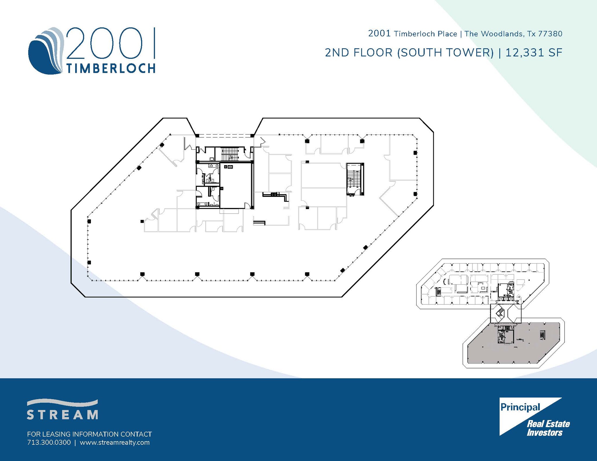 2001 Timberloch Pl, The Woodlands, TX à louer Plan d’étage– Image 1 sur 1