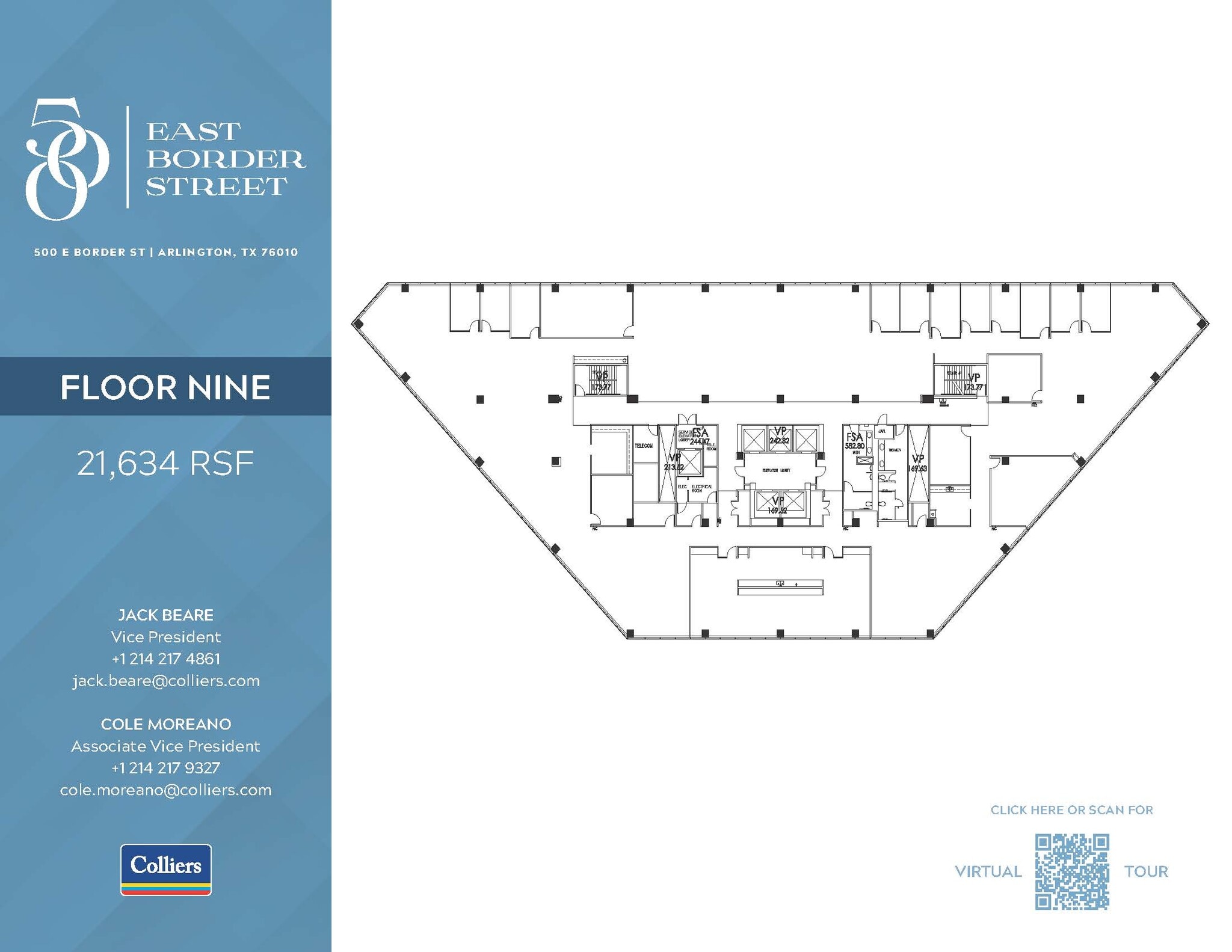 500 E Border St, Arlington, TX à louer Plan d’étage– Image 1 sur 1
