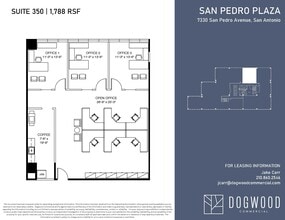 7330 San Pedro Ave, San Antonio, TX à louer Plan d’étage– Image 1 sur 1