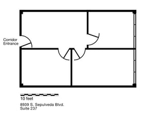 8929-8939 S Sepulveda Blvd, Los Angeles, CA à louer Plan d’étage– Image 1 sur 1