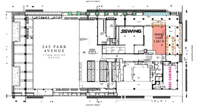 480 Lexington Ave, New York, NY à louer Plan d’étage– Image 2 sur 2