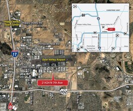 21424 N 7th Ave, Phoenix, AZ - Vue aérienne vue de carte