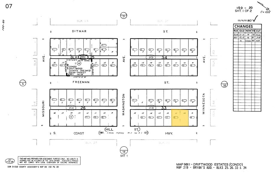 528 S Coast Hwy 101, Oceanside, CA à louer - Plan cadastral – Image 3 sur 4