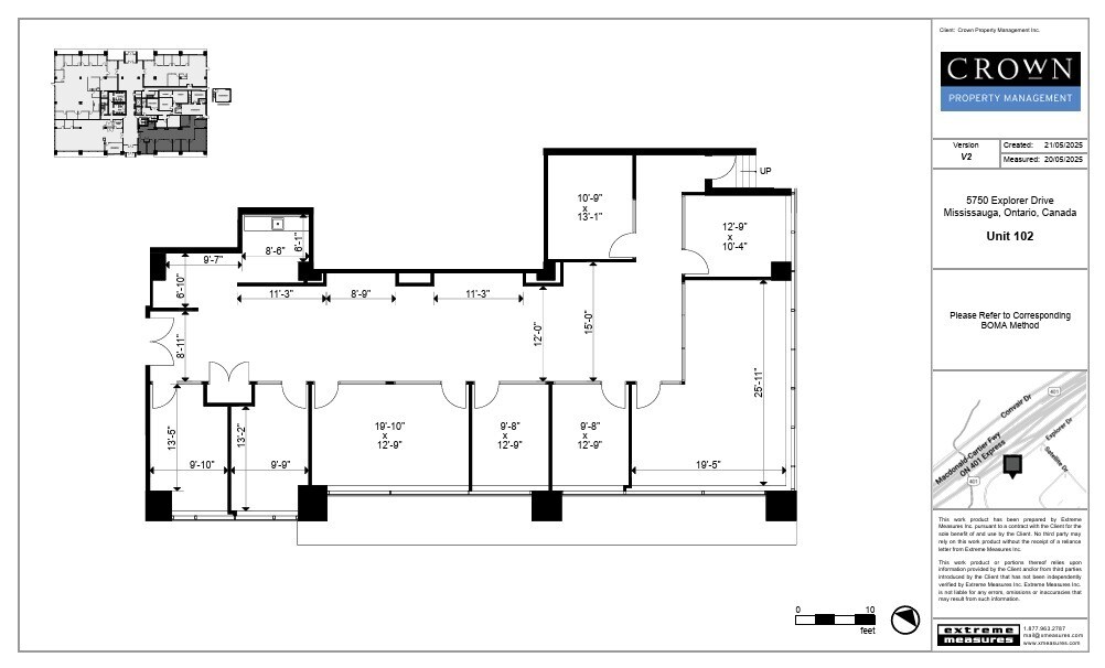 5750 Explorer Dr, Mississauga, ON à vendre Plan d’étage– Image 1 sur 1