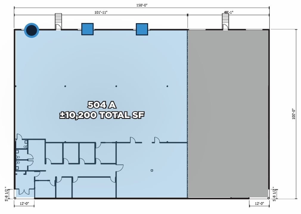 500 Radar Rd, Greensboro, NC à louer Plan d’étage– Image 1 sur 1