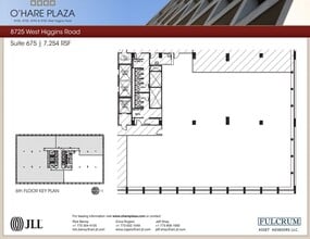 8725 W Higgins Rd, Chicago, IL à louer Plan d’étage– Image 1 sur 5