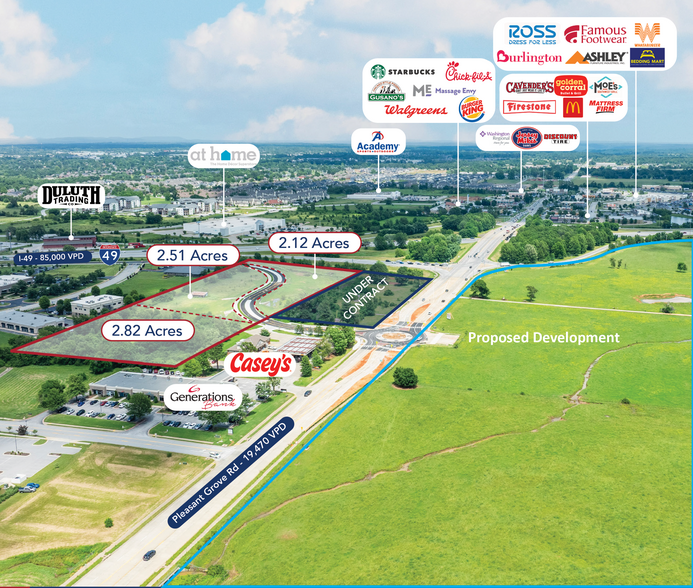 2821 W Pleasant Grove Rd, Rogers, AR à vendre - Photo de l’immeuble – Image 3 sur 7