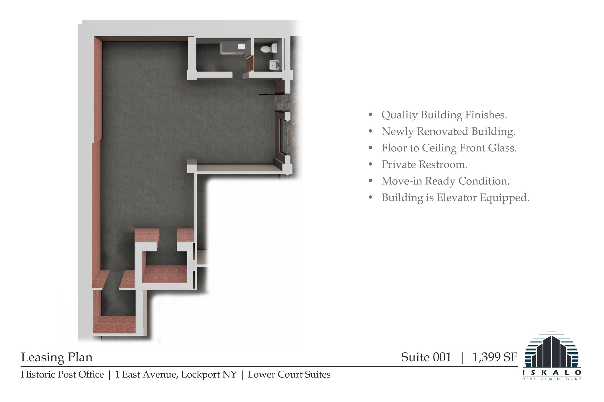 1 East Ave, Lockport, NY à louer Plan de site– Image 1 sur 2