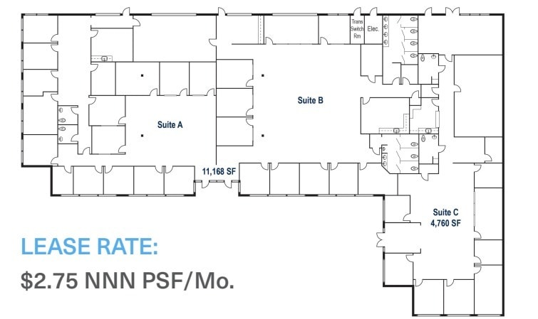 3821 Calle Fortunada, San Diego, CA à louer Plan d’étage– Image 1 sur 1