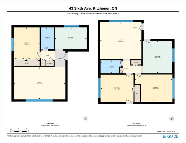 43 Sixth Av, Kitchener, ON à vendre - Plan d’étage – Image 3 sur 3