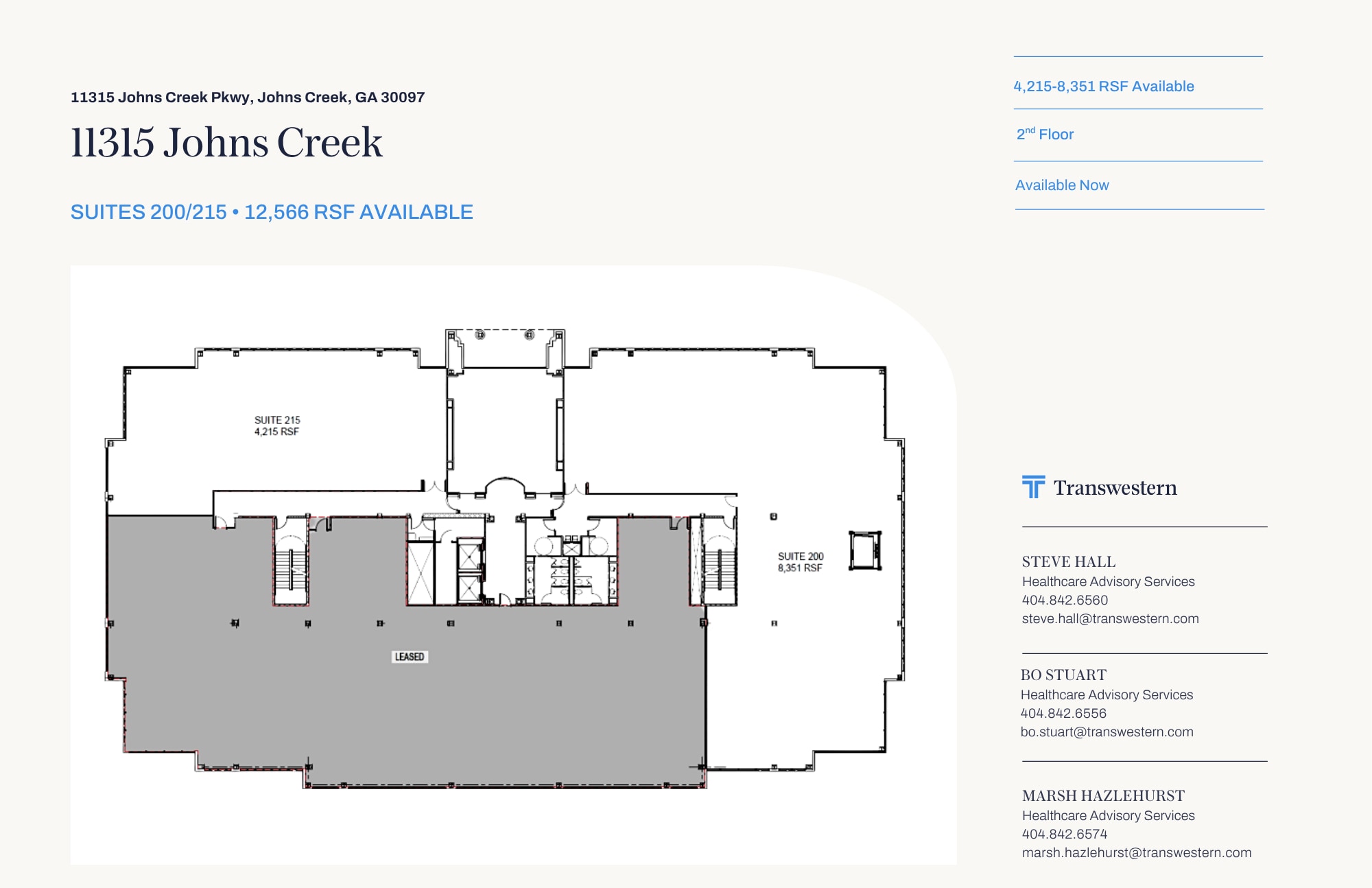 11315 Johns Creek Pky, Duluth, GA à louer Plan d’étage– Image 1 sur 1