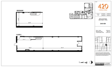 420 Lincoln Rd, Miami Beach, FL à louer Plan d’étage– Image 1 sur 6