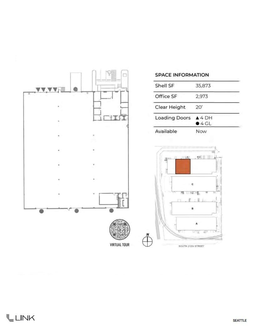 7817 S 210th St, Kent, WA à louer Plan d’étage– Image 1 sur 1