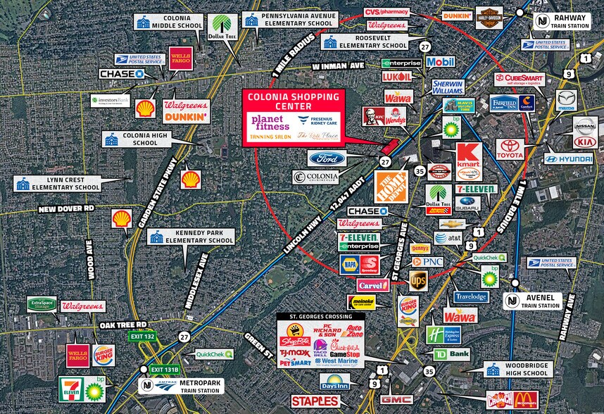 Rte 27, Woodbridge, NJ à louer - Aérien – Image 2 sur 10