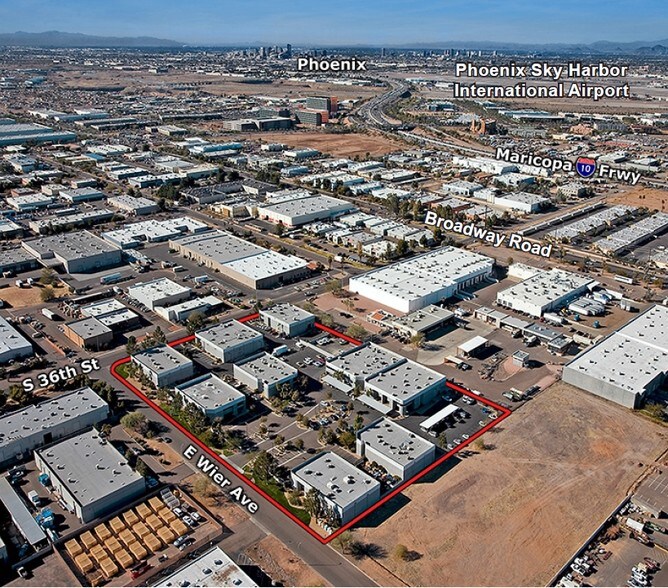 3660 E Wier Ave, Phoenix, AZ à louer - Aérien – Image 3 sur 8