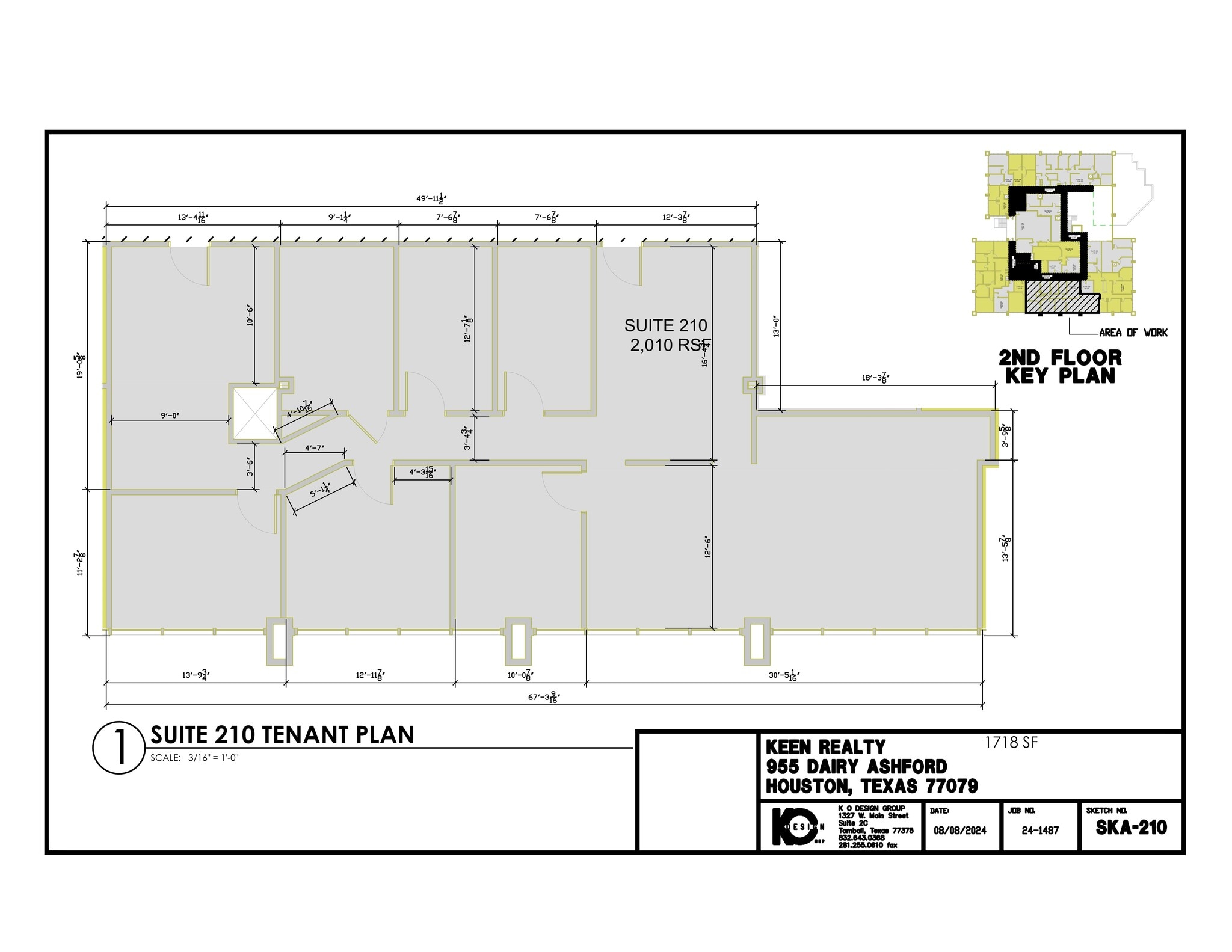 955 Dairy Ashford Rd, Houston, TX à louer Plan de site– Image 1 sur 1
