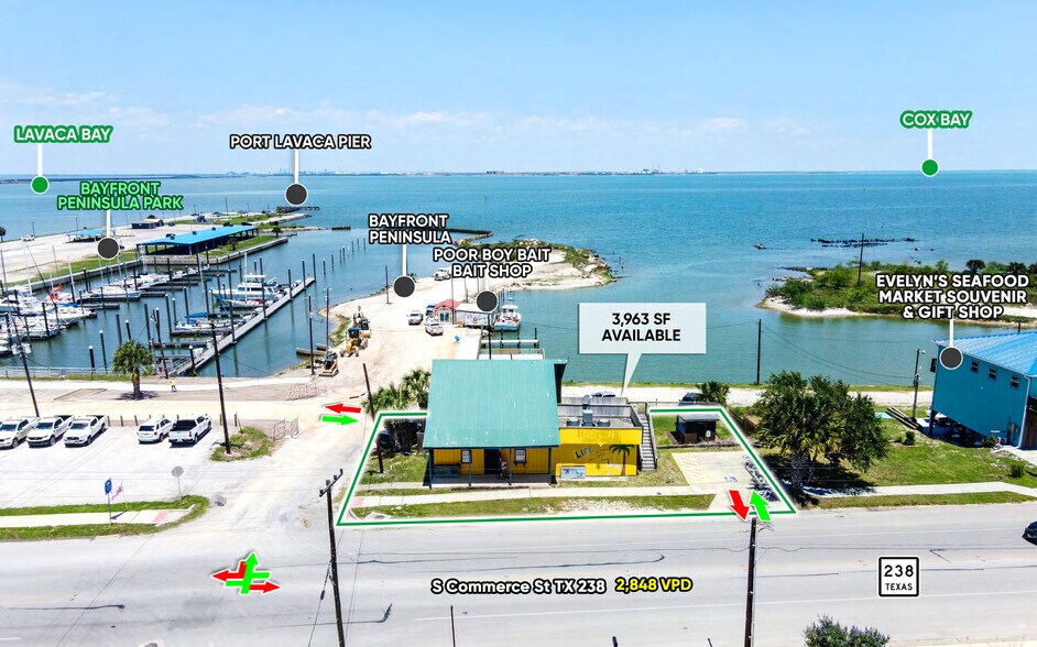 206 S Commerce St, Port Lavaca, TX à vendre - Photo de l’immeuble – Image 1 sur 9
