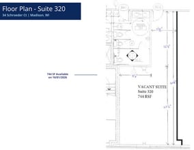 34 Schroeder Ct, Madison, WI à louer Plan d’étage– Image 1 sur 1