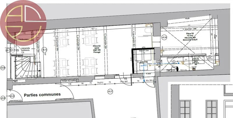 Local commercial dans Toulouse à louer Plan d’étage– Image 1 sur 3