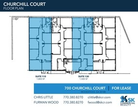 700 Churchill Ct, Woodstock, GA à louer Plan d’étage– Image 1 sur 1