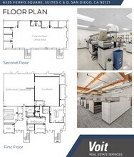 6335 Ferris Sq, San Diego, CA à louer Plan d’étage– Image 1 sur 1