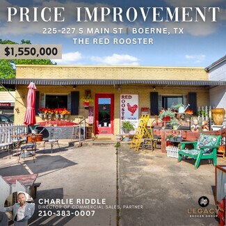 Plus de détails pour 225 & 227 S Main St, Boerne, TX - Local commercial à vendre