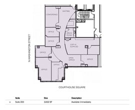 11 N Washington St, Rockville, MD à louer Plan d’étage– Image 1 sur 1