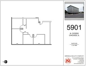 5901 N Cicero Ave, Chicago, IL à louer Plan d’étage– Image 1 sur 6