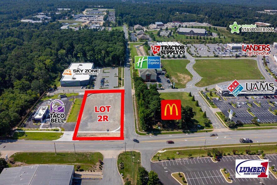 10623 Colonel Glenn Rd, Little Rock, AR à louer - Photo de l’immeuble – Image 3 sur 4