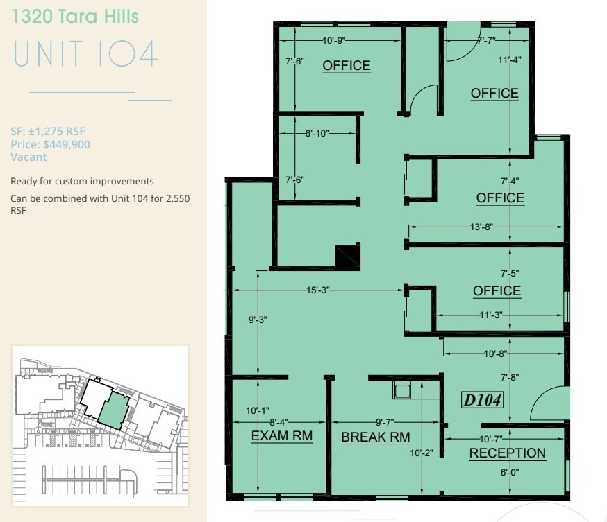 1320 Tara Hills Dr, Pinole, CA 94564 - Lot 104 - - Plan d’étage - Image 1 of 5