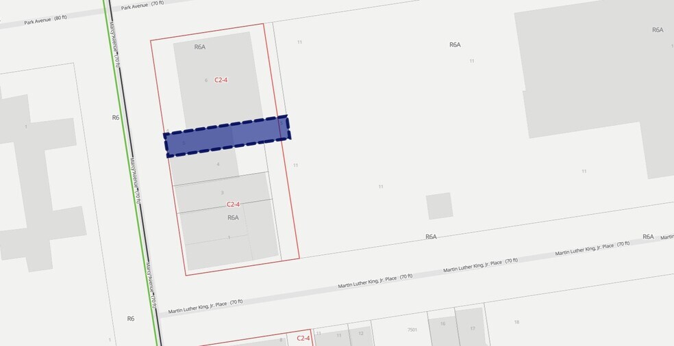 527 Marcy Ave, Brooklyn, NY à louer - Plan cadastral – Image 2 sur 2