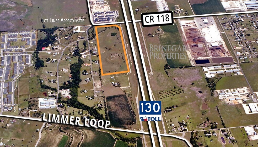 SWC SH 130 & CR 118, Hutto, TX à vendre - Aérien – Image 2 sur 2
