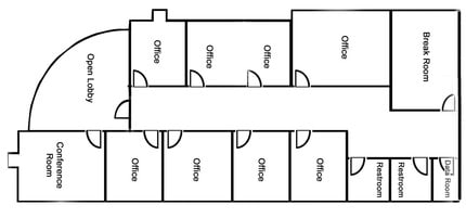 4315 N Rancho Dr, Las Vegas, NV à louer Plan d’étage– Image 2 sur 2