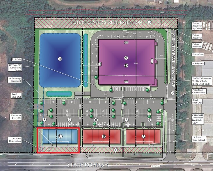 740 Eleton Springs Dr, Wimauma, FL à louer - Plan de site – Image 2 sur 2